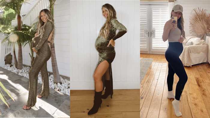 SI Swimsuit model Katrina Scott Maternity Fashion